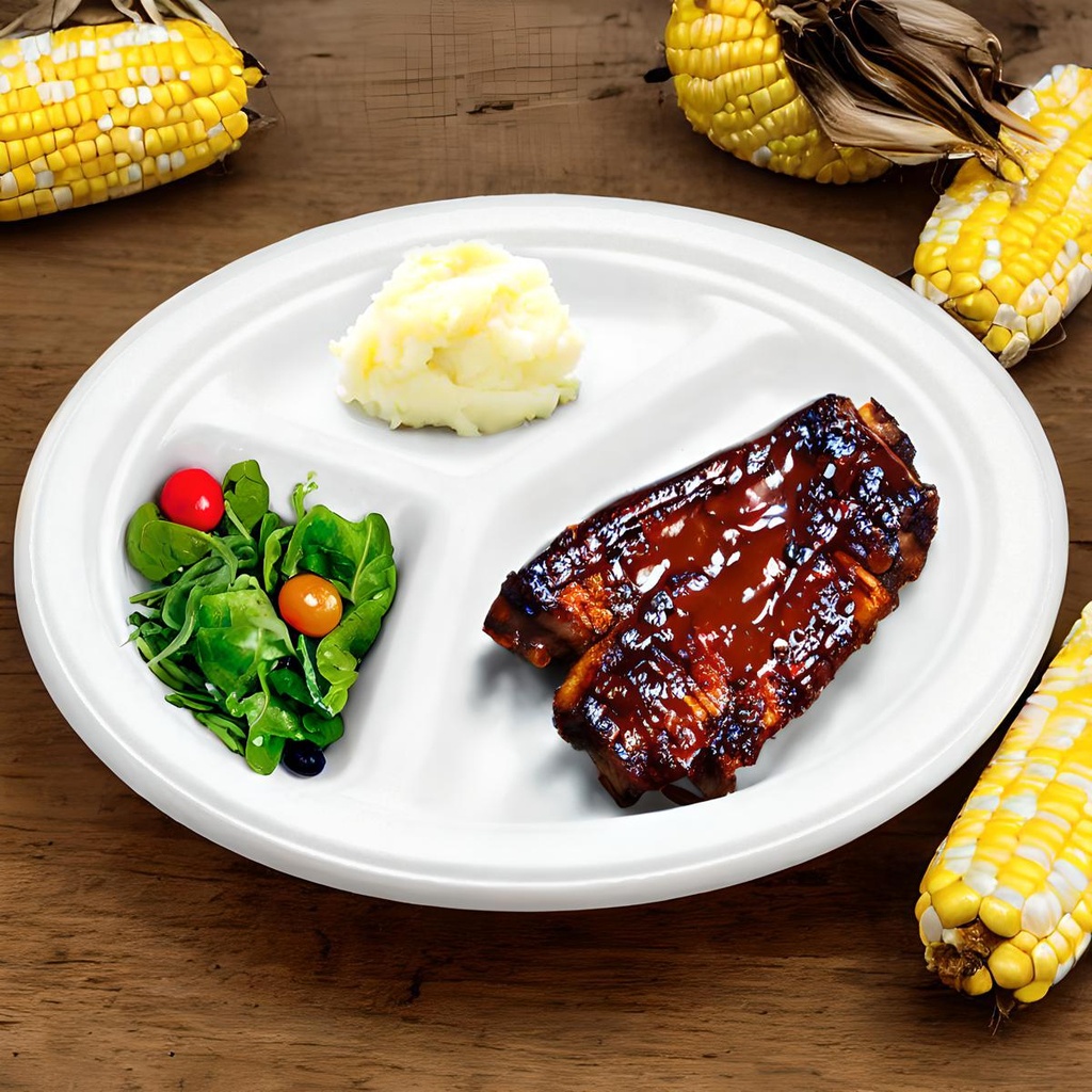 Divided Plato Dividido de 25.4 cm (10")