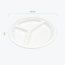 Divided Plato Dividido de 25.4 cm (10")