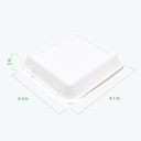 Contenedor para Llevar de 20.32 x 20.32 cms (8" x 8")