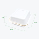 Contenedor para Llevar de 15.24 x 15.24 cms (6" x 6")